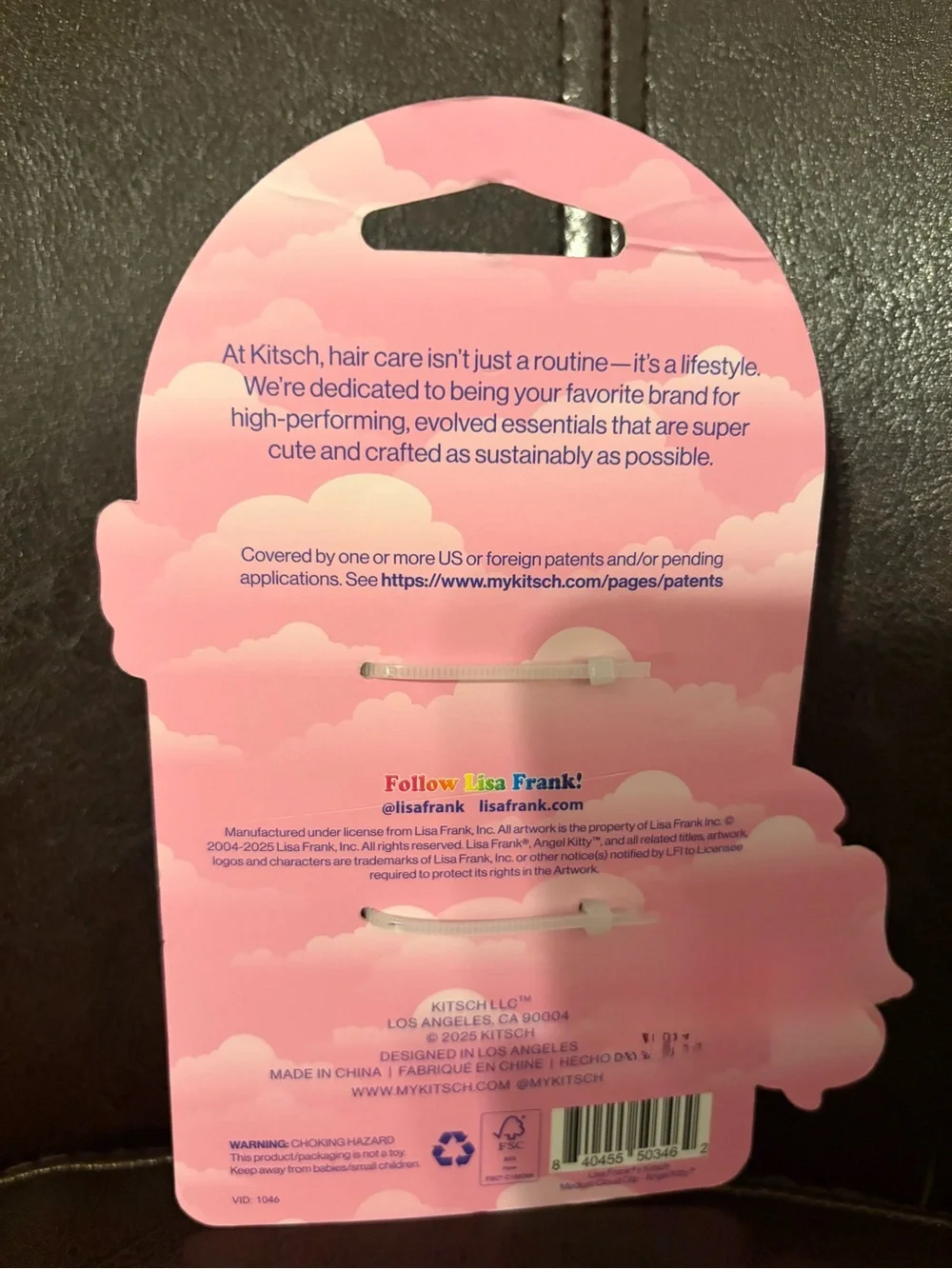 NEW NWT Kitsch Frank Pink Unicorn Cloud cat Hair Clip claw